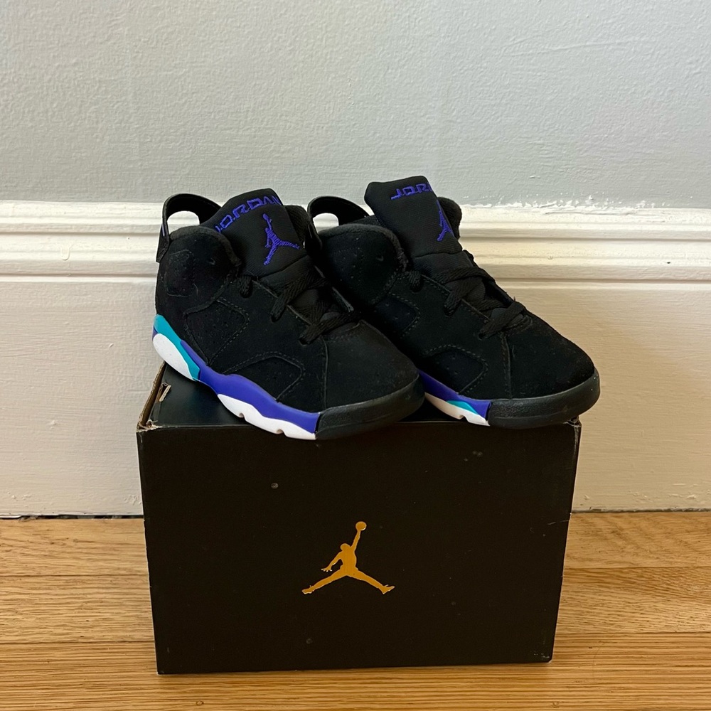 Nike Air Jordan 6 Retro Aqua in Toddler 9C